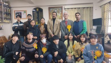 कोटशेरा कॉलेज में जापानी प्रतिनिधि मंडल का जोरदार स्वागत — 150 छात्रों ने लिया हिस्सा