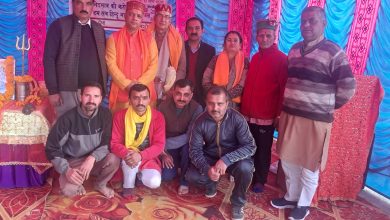 प्राचीन श्री हनुमान जी मंदिर घैणी में भव्य हिंदू सम्मेलन आयोजन