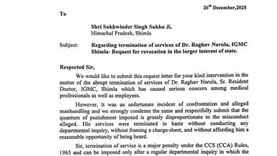 IGMC के डॉक्टर की बर्खास्तगी पर सियासी हलचल