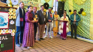 राजकीय उच्च पाठशाला डाबरी में वार्षिक पारितोषिक वितरण समारोह आयोजित