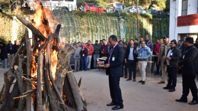 विजिलेंस मुख्यालय, शिमला में भव्य लोहड़ी समारोह