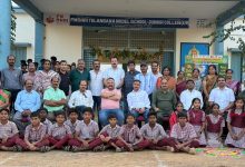 स्कूलों में स्थापित आधुनिक लैंग्वेज व साइंस–मैथ लैब्स का किया गहन निरीक्षण