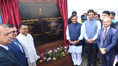 असम के मुख्यमंत्री ने एसजेवीएन के 70 मेगावाट धुबरी सौर ऊर्जा परियोजना का उद्घाटन किया असम के मुख्यमंत्री ने एसजेवीएन के 70 मेगावाट धुबरी सौर ऊर्जा परियोजना का उद्घाटन किया