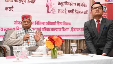 हिमाचल का टीबी मुक्त लक्ष्य पूरा न होना चिंता का विषय: राज्यपाल