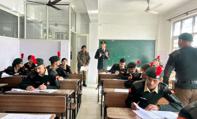 तीन वर्ष के कठोर प्रशिक्षण के बाद 691 कैडेट्स ने दी ‘सीईई’ परीक्षा