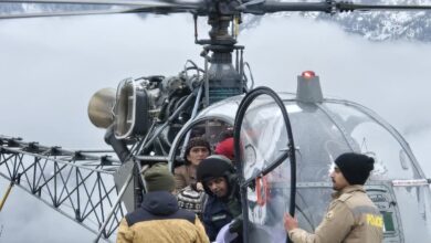 डोडरा क्वार से मरीज किया एअर लिफट, पीजीआई में करवाया एडमिट