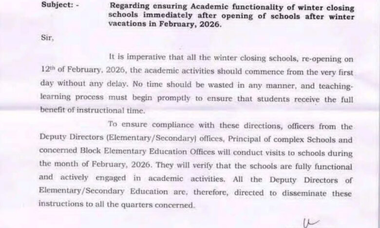 बड़ी खबर: छुट्टियां खत्म, सख़्ती शुरू! हिमाचल में स्कूल खुलते ही पहले दिन से पढ़ाई अनिवार्य
