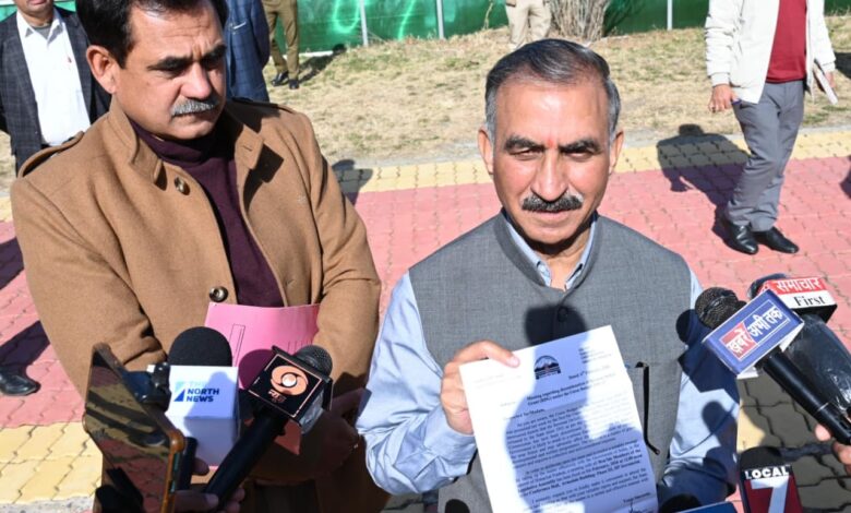 CM का बड़ा बयान: आरडीजी खत्म, फिर भी ओपीएस जारी रहेगी: सुक्खू का एलान, बोले– जनता के हक़ से समझौता नहीं होगा