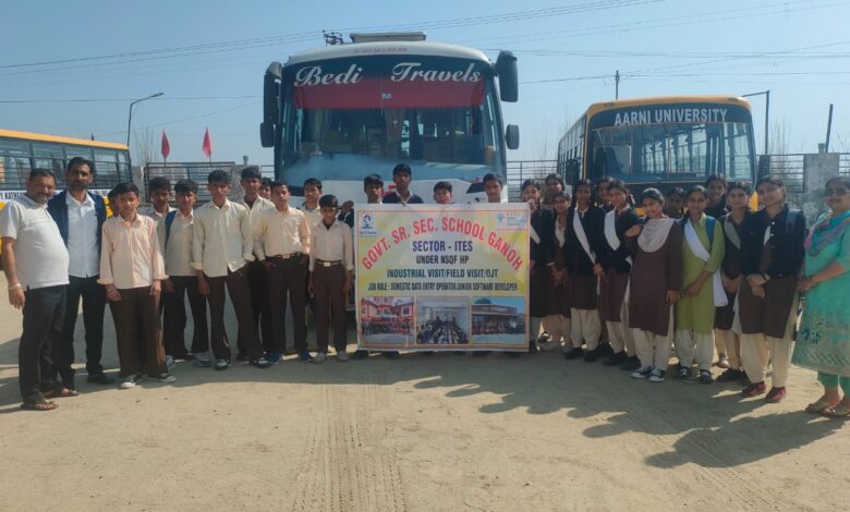 व्यावसायिक शिक्षा को बढ़ावा — GSSS गनोह के 42 विद्यार्थियों ने लिया OJT प्रशिक्षण