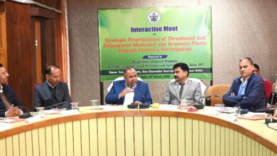 विलुप्त हो रहे औषधीय पौधों को बचाने के लिए नौणी विश्वविद्यालय में मंथन
