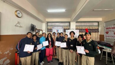 छात्राओं ने दिखाया सेवा भाव, RKMV में सफल रक्तदान शिविर आयोजित