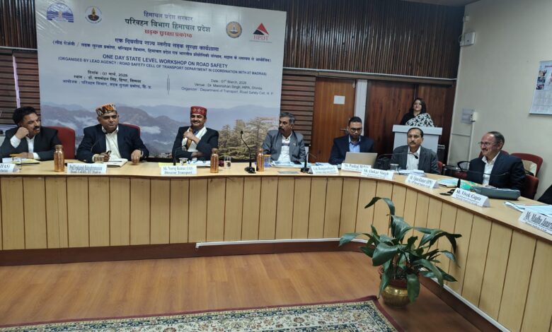 सड़क हादसों को रोकने के लिए नई रणनीति पर चर्चा, हिप्पा में राज्य स्तरीय कार्यशाला
