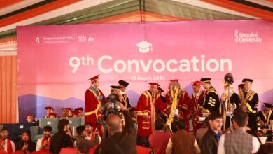 शूलिनी विश्वविद्यालय का नौवां दीक्षांत समारोह, 1,100 से अधिक छात्रों को उपाधियाँ प्रदान की गईं शूलिनी विश्वविद्यालय का नौवां दीक्षांत समारोह, 1,100 से अधिक छात्रों को उपाधियाँ प्रदान की गईं