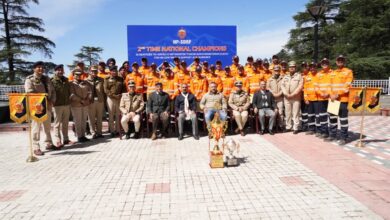 एसडीआरएफ का राष्ट्रीय सीएसएसआर प्रतियोगिता में अव्वल आना हिमाचल के लिए गर्व का क्षण – मुख्यमंत्री एसडीआरएफ का राष्ट्रीय सीएसएसआर प्रतियोगिता में अव्वल आना हिमाचल के लिए गर्व का क्षण – मुख्यमंत्री