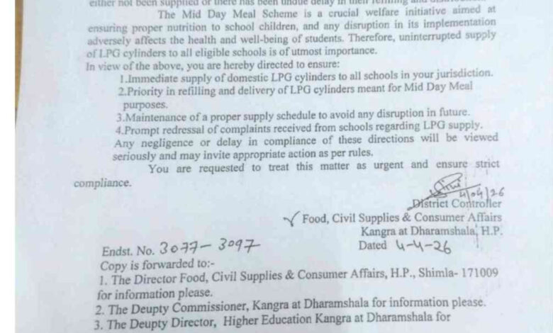 MDM: हिमाचल प्रदेश के कई स्कूलों में मिड-डे मील प्रभावित: कांगड़ा का मामला प्रमुख