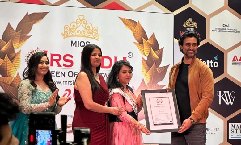 मिसेज इंटेलिजेंस इंडिया 2026’ का ताज, हिमाचल की बेटी ने राष्ट्रीय मंच पर बिखेरा जलवा