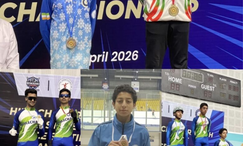 एएचएस एवं एएचएसबी के छात्र राष्ट्रीय आइस स्केटिंग चैंपियनशिप के लिए चयनित