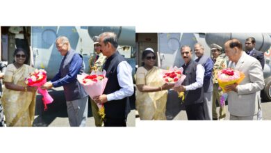 भारत के पहले नागरिक का हिमाचल में स्वागत