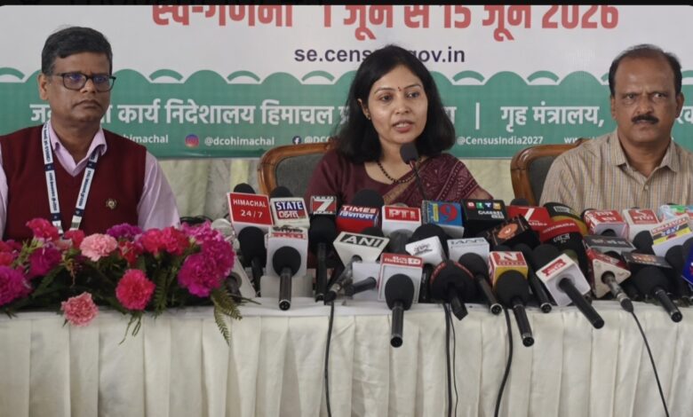 भारत की जनगणना 2027 के प्रथम चरण (मकानसूचीकरण एवं मकानों की गणना) का हिमाचल प्रदेश में आयोजन