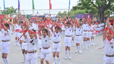 एएचएस मिडिल सेक्शन का स्पोर्ट्स डे उत्साह के साथ संपन्न