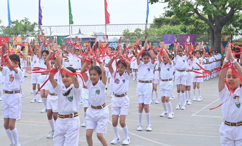 एएचएस मिडिल सेक्शन का स्पोर्ट्स डे उत्साह के साथ संपन्न