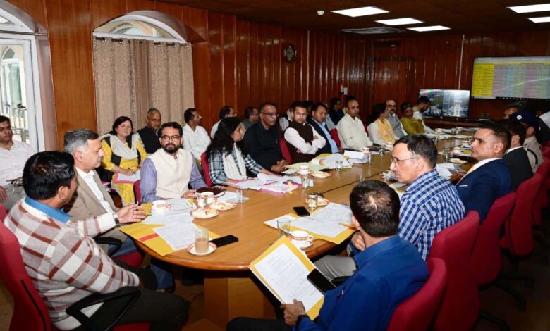 मंत्रिमंडलीय उप-समिति की बैठक में सभी उपायुक्तों को भूमि की वेरिफिकेशन करने के निर्देश
