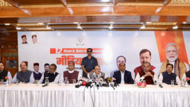 मोदी सरकार ने हिमाचल के विकास में कोई कसर नहीं छोड़ी, लेकिन कांग्रेस सरकार अवसरों को उपलब्धियों में बदलने में विफल रही: जे.पी. नड्डा