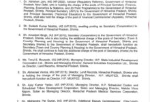 प्रशासनिक फेरबदल, 18 IAS अधिकारियों के तबादले