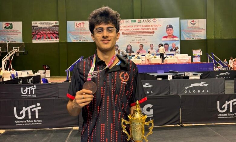 हिमाचल के धनंजय ने उज़्बेकिस्तान में वर्ल्ड टेबल टेनिस यूथ कंटेंडर में शानदार प्रदर्शन किया