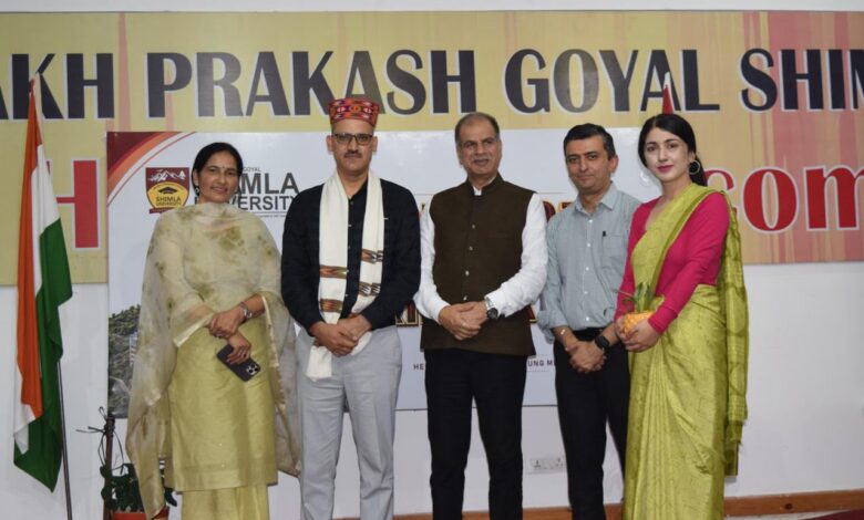 शिमला विश्वविद्यालय में ओरिएंटेशन प्रोग्राम: ‘तकनीक और व्यवहारिक ज्ञान ही सफलता की असली चाबी’ — ब्यूरो चीफ राजेश मंडोत्रा