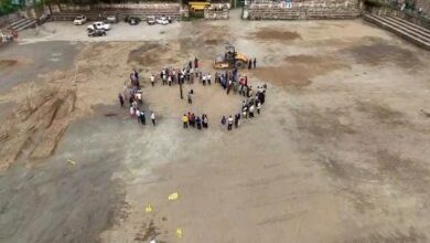 बदल रही रामपुर कालेज ग्राउंड की सूरत, वन विभाग लगा रहा हाइड्रोसीडिंग घास