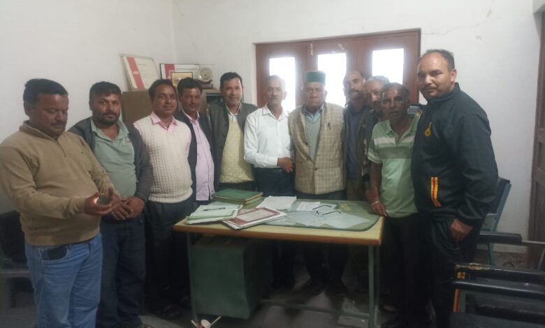 निहरी हिल्स ट्रांसपोर्ट को-ऑपरेटिव सोसाइटी चौकी की नई कार्यकारिणी गठित