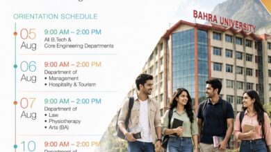 नवप्रवेशी विद्यार्थियों के स्वागत के लिए बाहरा विश्वविद्यालय में 5 अगस्त से होगा QUEST-2026 ओरिएंटेशन एवं इंडक्शन कार्यक्रम