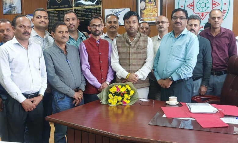 HRTC कर्मचारियों की मांगों का जल्द समाधान करने की मांग, नवनियुक्त एमडी से मिला कर्मचारी संयुक्त समन्वय समिति का प्रतिनिधिमंडल