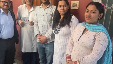 स्वच्छता ही सेवा अभियान के तहत शांतिविहार वार्ड में डोर-टू-डोर जागरूकता अभियान