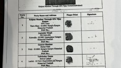 निर्माणाधीन स्टोन क्रशर में मंत्री की 40 प्रतिशत हिस्सेदारी का RTI में उल्लेख, नियमों की अनदेखी की हो निष्पक्ष जांच : रविंद्र धीमान