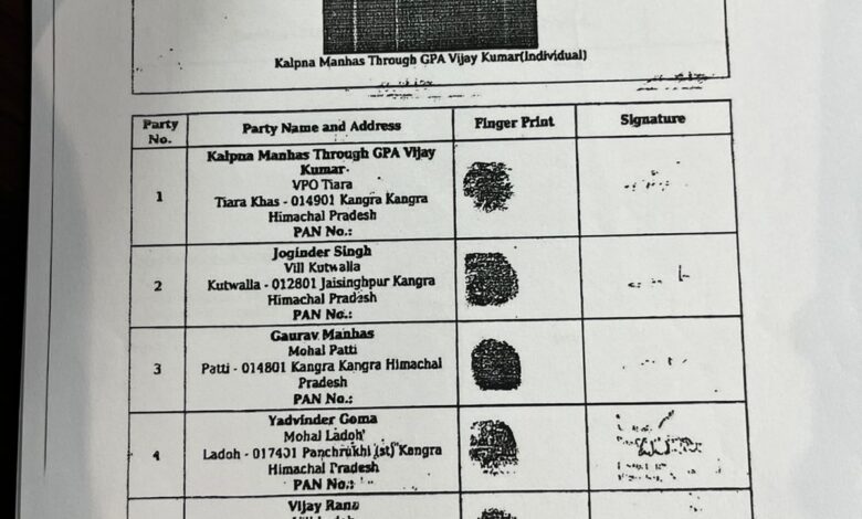 निर्माणाधीन स्टोन क्रशर में मंत्री की 40 प्रतिशत हिस्सेदारी का RTI में उल्लेख, नियमों की अनदेखी की हो निष्पक्ष जांच : रविंद्र धीमान