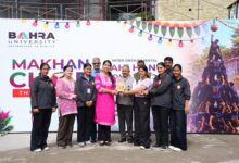 जन्माष्टमी पर बाहरा विश्वविद्यालय में सजा दही हांडी उत्सव