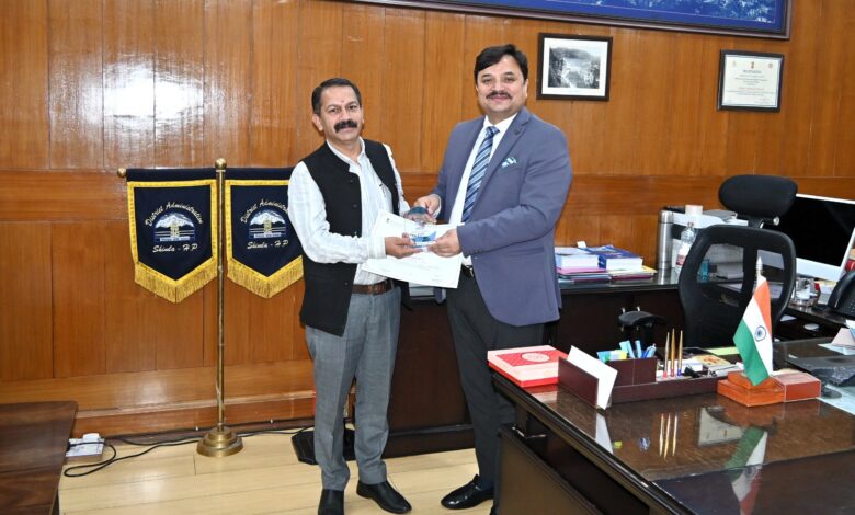 प्रधानमंत्री सूक्ष्म खाद्य प्रसंस्करण उद्यम योजना के तहत शिमला जिला को मिला बेस्ट परफॉर्मेंस का अवॉर्ड