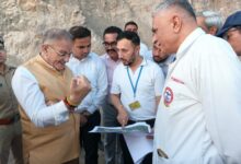 राष्ट्रपति के एम्स बिलासपुर के प्रस्तावित दौरे के दृष्टिगत राज्यपाल ने एनएच-205 के फोरलेन कार्य का किया निरीक्षण
