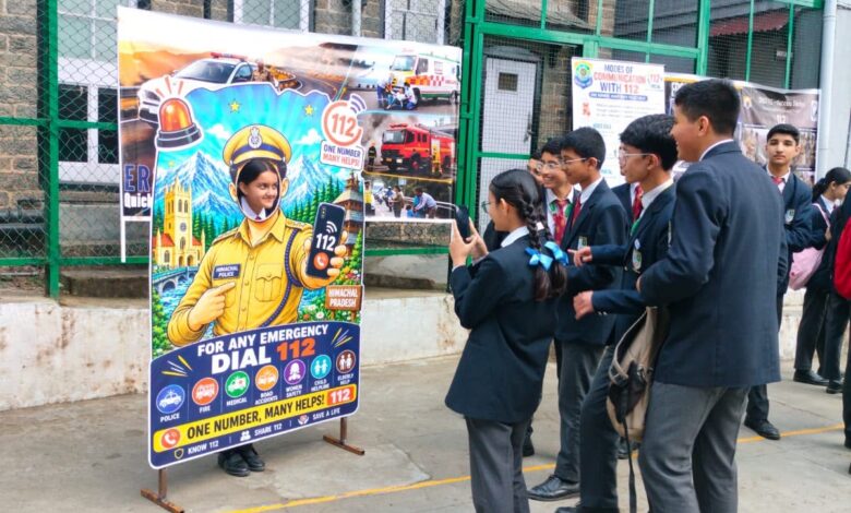 आपातकालीन सेवाओं को बढ़ावा देने के लिए ईआरएसएस-112 हिमाचल प्रदेश ने शिमला के चैप्सली स्कूल में जागरूकता अभियान चलाया
