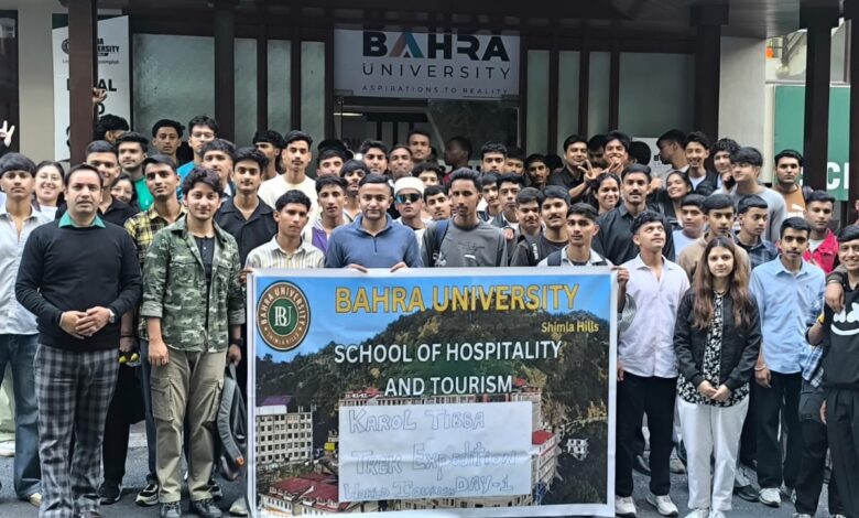 बाहरा विश्वविद्यालय में पर्यटन सप्ताह के दौरान विद्यार्थियों ने रचा उपलब्धियों का नया अध्याय